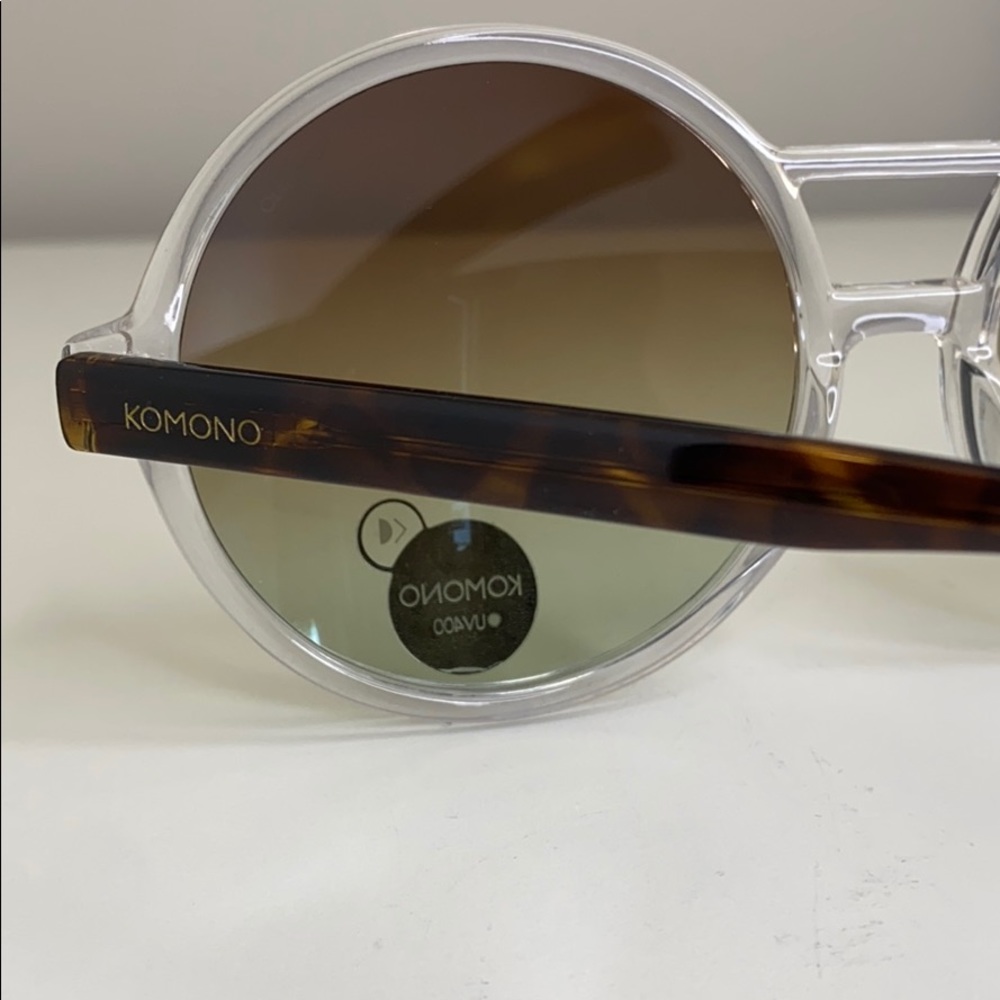 Komono Sunglasses Coco Clear New round oversized - Picture 14 of 16